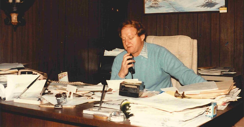 Gil at desk